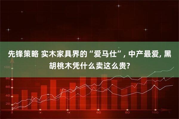 先锋策略 实木家具界的“爱马仕”, 中产最爱, 黑胡桃木凭什么卖这么贵?
